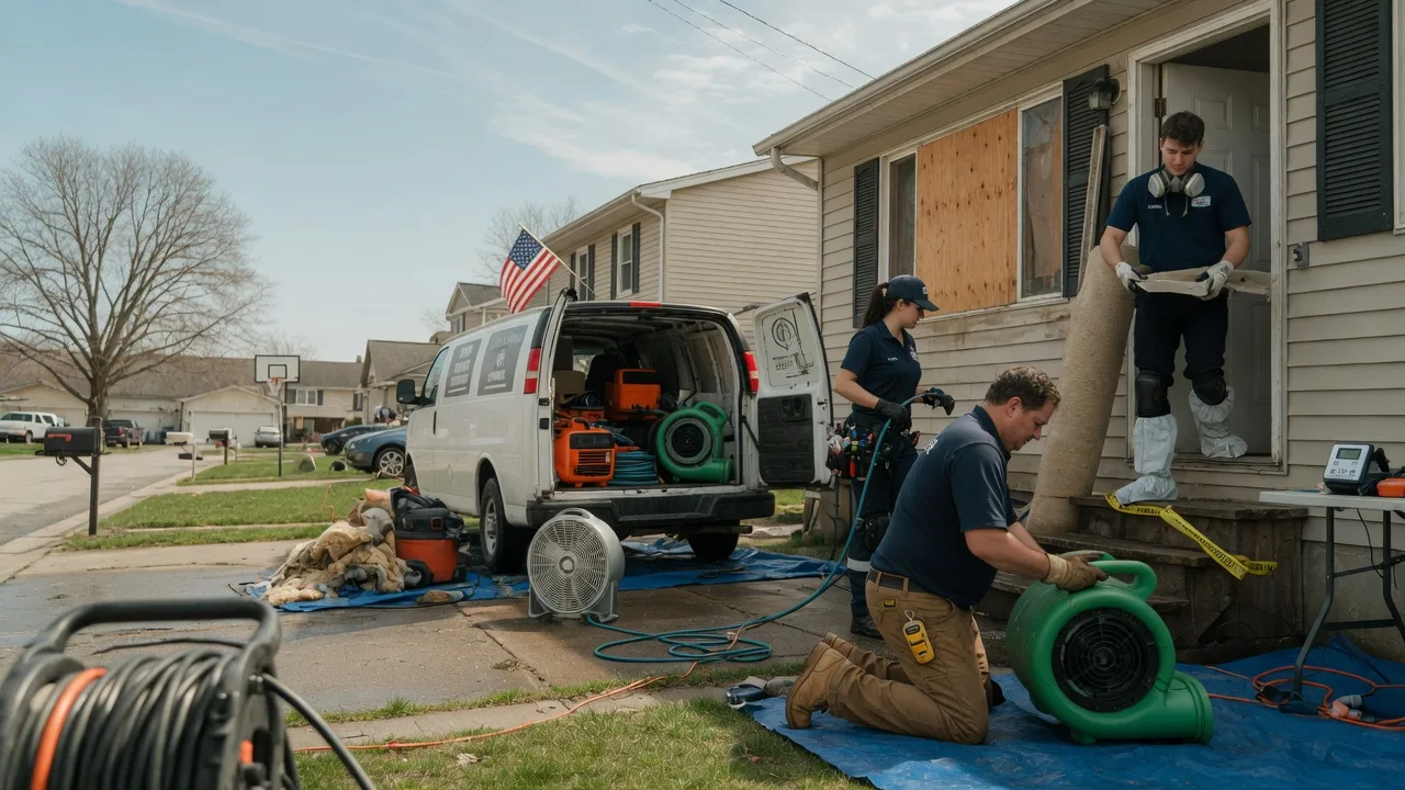 Water Damage Restoration in Hooks, TX near me